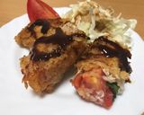 フライパンdeチーズ入り豚肉ロールフライ作り方10写真