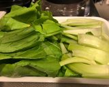 チンゲン菜のスープ和え作り方1写真