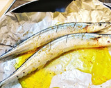 さんま七味ねぎ塩、オリーブ油焼き。作り方1写真