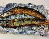 さんま七味ねぎ塩、オリーブ油焼き。作り方3写真