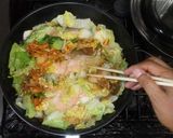 鮭のキムチ蒸し♪簡単フライパンで蒸し料理作り方18写真