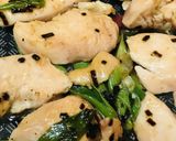 鶏むね肉のネギしょう油焼き作り方3写真