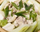鶏もも肉＆長ネギのお鍋作り方3写真