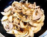 豚肉と玉ねぎの和風パスタ作り方3写真