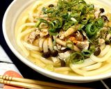 ベトナム風味の肉きのこうどん作り方6写真