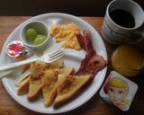 お砂糖無しのフレンチトーストプレート♪作り方5写真