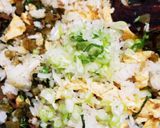 大根葉と納豆の炒飯作り方6写真