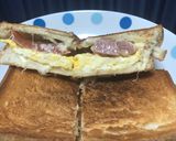 お一人様のホットサンド(食パン2枚版)作り方13写真