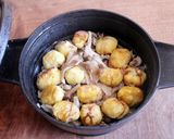 レンジで！もちもちほっこり栗きのこおこわ作り方5写真