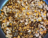 挽肉ストックで簡単♪親子丼風⭐卵とじ丼作り方1写真