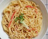 簡単なズボラ飯!カニカマのマヨ味噌パスタ作り方5写真