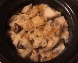 魔の土鍋炊きご飯☆里芋天かすご飯作り方4写真