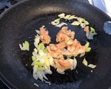 サーモン塩辛のクリームパスタ作り方3写真