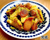 胸肉とウィンナーのカレーマヨ炒め作り方9写真
