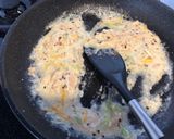 サーモン塩辛のクリームパスタ作り方6写真