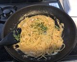 サーモン塩辛のクリームパスタ作り方7写真