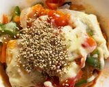 全てレンジ豆腐のトマトチーズドーム蒸し作り方22写真