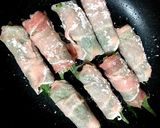 揚げ出し豆腐の豚しそ巻き作り方3写真