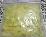 ちくわ玉ねぎキャベツ椎茸ふの味噌汁作り方3写真