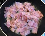 ベーコンとほうれん草のバター醤油炒め作り方1写真
