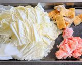 たっぷり白菜と豚バラ肉の味噌汁作り方1写真