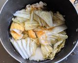 たっぷり白菜と豚バラ肉の味噌汁作り方6写真