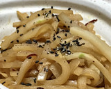 はやと瓜と油揚げの炒め物作り方12写真