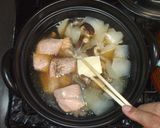 鮭と大根の塩バター鍋♪簡単作り方11写真