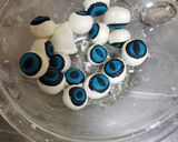 ハロウィン 目玉オムライス作り方1写真
