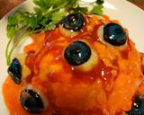ハロウィン 目玉オムライス作り方6写真