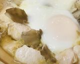 固形お鍋の素●鶏肉&目玉のせ鍋焼きうどん作り方4写真
