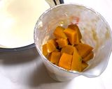 ミキサーで簡単!かぼちゃのチーズケーキ◌作り方6写真
