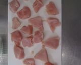 筋肉飯　鶏むね肉作り方2写真
