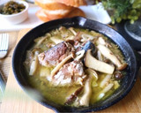 鯖缶で簡単☆鯖とキノコのアヒージョ作り方4写真