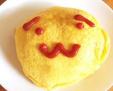 簡単♪♪ふわとろなスフレオムライス☆*°作り方9写真