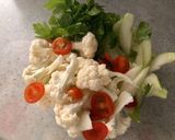 カリフラワーとセロリのツナマヨサラダ作り方1写真