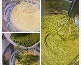 小さな贈り物・あんこin抹茶ケーキ作り方5写真