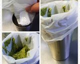 小さな贈り物・あんこin抹茶ケーキ作り方7写真