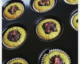 小さな贈り物・あんこin抹茶ケーキ作り方10写真