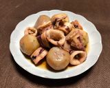 里芋とイカの煮物(旨煮)♡お袋の味作り方3写真