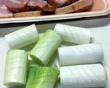 長葱とベーコンのさっぱりお酢煮作り方1写真