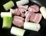 長葱とベーコンのさっぱりお酢煮作り方2写真