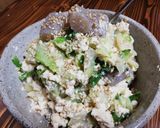 貴女風味でキャベツと糸コンのおぼろ白和え作り方7写真