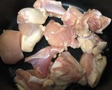 蜂蜜で大根と鶏肉の照り照り煮作り方3写真
