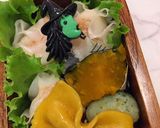 ラッピングおにぎり ハロウィン弁当作り方10写真
