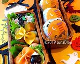 ラッピングおにぎり ハロウィン弁当作り方12写真