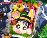 ドラキュラしんちゃん♡ハロウィン弁当作り方7写真