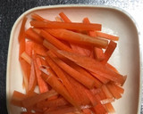 つんつんして硬さ確認 野菜かき揚げ作り方4写真