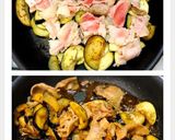 覚書用／豚肉となすの甘辛炒め冷やしうどん作り方4写真