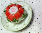 ✿華やか❀だけどめっちゃ簡単✿花にぎり作り方3写真